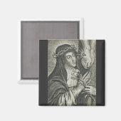 Catherine von Siena Magnet (Vorderseite/Rückseite)