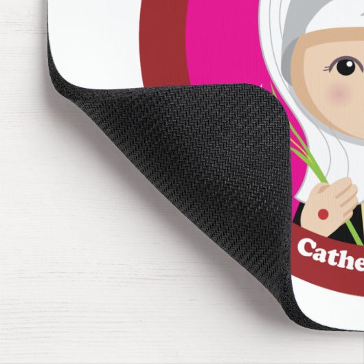 Catherine von Siena Mousepad (Ecke)