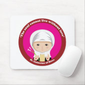 Catherine von Siena Mousepad (Mit Mouse)