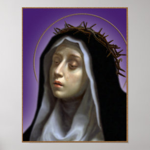 Catherine von Siena Poster
