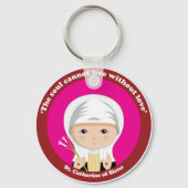 Catherine von Siena Schlüsselanhänger (Vorderseite)