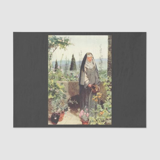 Catherine von Siena Seidenpapier (Vorderseite)