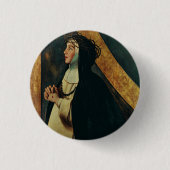 Catherine von Siena von Juan Bautista Maino Button (Vorderseite)