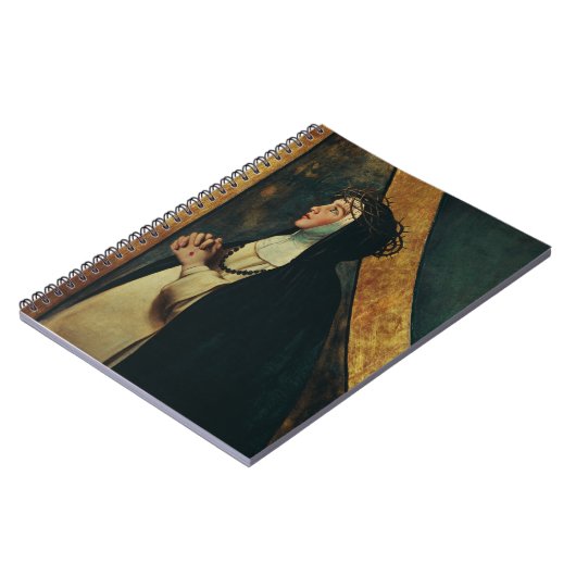 Catherine von Siena von Juan Bautista Maino Notizblock (Linke Seite)