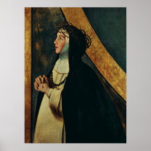 Catherine von Siena von Juan Bautista Maino Poster