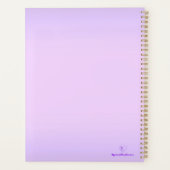 Catherine's rosa Lavendelplaner 2026 Planer (Rückseite)