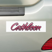 Cathleen verblasst pink Aufkleber Sticker Autoaufkleber (Auf Auto)