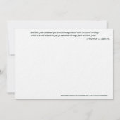 Catholic Art Holy Card | Saint Rabanus Maurus Einladung (Rückseite)