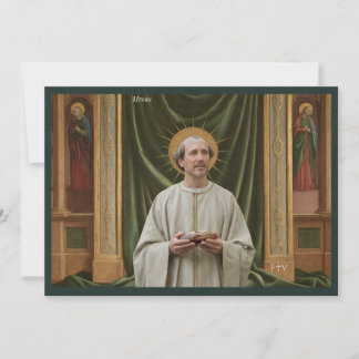 Catholic Art Holy Card | Saint Ursus of Aosta Einladung