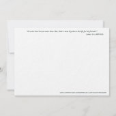 Catholic Art Holy Card | Saint Valentine of Rome Einladung (Rückseite)