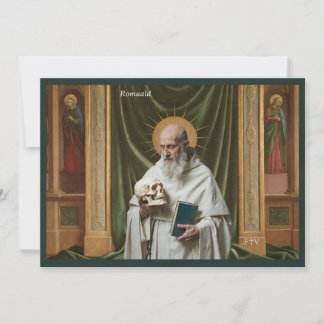 Catholic Art Postcard | Saint Romuald Einladung