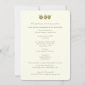 Catholic Baptism Christening Mary Jesus Einladung (Vorderseite)