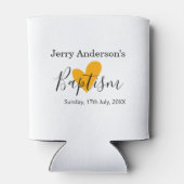 Catholic baptism kids modern simple QR minimal Dosenkühler (Rückseite)