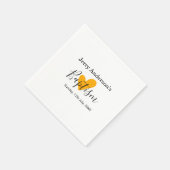 Catholic baptism kids modern simple QR minimal Serviette (Ecke)