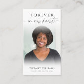 Catholic Christian Funeral Memorial Prayer Card Visitenkarte (Vorderseite)