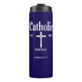 Catholic Church One Holy Apostolic Thermosbecher (Vorderseite)