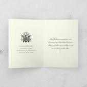 Catholic First Holy Communion Jesus Angels  Karte (Innenseite)