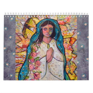 Catholic Folk Art Calendar by Jen Norton Kalender