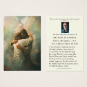 Catholic Funeral Memorial Jesus Prayer Card (Vorne & Hinten)