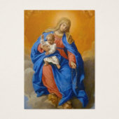 Catholic Funeral Memorial Mary Rosary (Vorderseite)