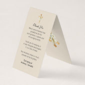 Catholic Funeral Virgin Mary Prayer Holy Card Visitenkarten (Rückseite)