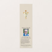 Catholic Funeral Virgin Mary Prayer Holy Card Visitenkarten (Innenseite Aufgefaltet)