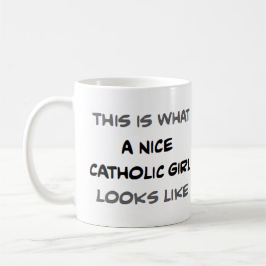 catholic girl, nice kaffeetasse (Links)