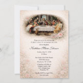 Catholic Jesus First Communion Invitations Einladung (Vorderseite)