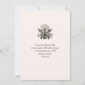 Catholic Jesus First Communion Invitations Einladung (Rückseite)