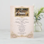 Catholic Jesus Girl First Communion Invitations Einladung (Stehend Vorderseite)