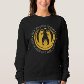 Catholic Joy: Spiritual Christmas Sweatshirt (Vorderseite)