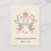 Catholic Marian Baptism Remembrance Begleitkarte (Vorderseite)