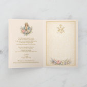 Catholic Mother of Mercy Marian Prayer  Karte (Innenseite)
