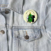 Catholic Nun Art Christmas Cards & Gifts Button (Beispiel)