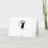 Catholic Nun Birthday Card Karte (Rückseite)