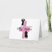 Catholic Nun Gifts "Twisted Sisters" Design Karte (Rückseite)