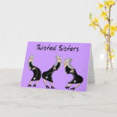 Catholic Nun Gifts "Twisted Sisters" Design Karte (Gelbe Blume)