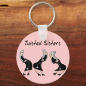 Catholic Nun Gifts "Twisted Sisters" Design Schlüsselanhänger (Vorderseite)