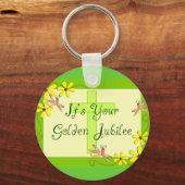 Catholic Nun Golden Jubilee Cards Schlüsselanhänger (Vorderseite)