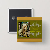 Catholic Nun "Golden Jubilee" Karten & Geschenke Button (Vorne & Hinten)