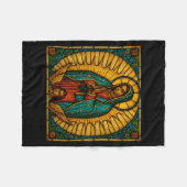 Catholic Our Lady Of Guadalupe Mexican Saint Virgi Fleecedecke (Vorderseite (Horizontal))
