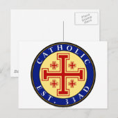 CATHOLIC POSTKARTE (Vorne/Hinten)