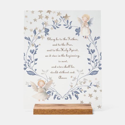 catholic prayer of praise acrylschild (Vorderseite)