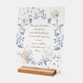 catholic prayer of praise acrylschild