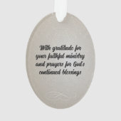 Catholic Priest Christmas Elegant Hanging Ornament (Rückseite)