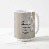 Catholic Priest Christmas Elegant Hanging Ornament Kaffeetasse (VorderseiteRechts)