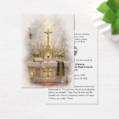 Catholic Priest Funeral Memorial Prayer (Schreibtisch)