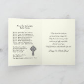 Catholic Priest St. Patrick's Day Jesus  Karte (Innenseite)