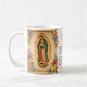 Catholic Spanish Guadalupe Religious Virgin Mary Kaffeetasse (Links)