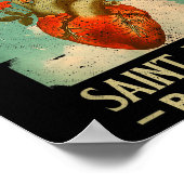 Catholic St. Joseph, Patron Saint Of Fathers, Pray Poster (Ecke)